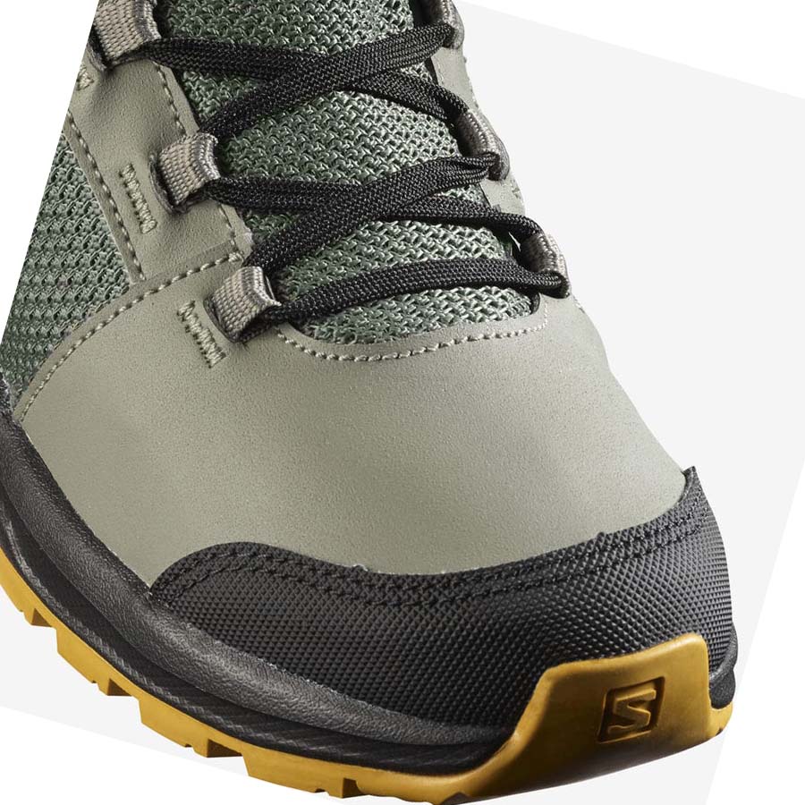 Salomon OUTWARD CLIMASALOMON™ WATERPROOF Túracipő Gyerek Olivazöld | HU 3584XYU